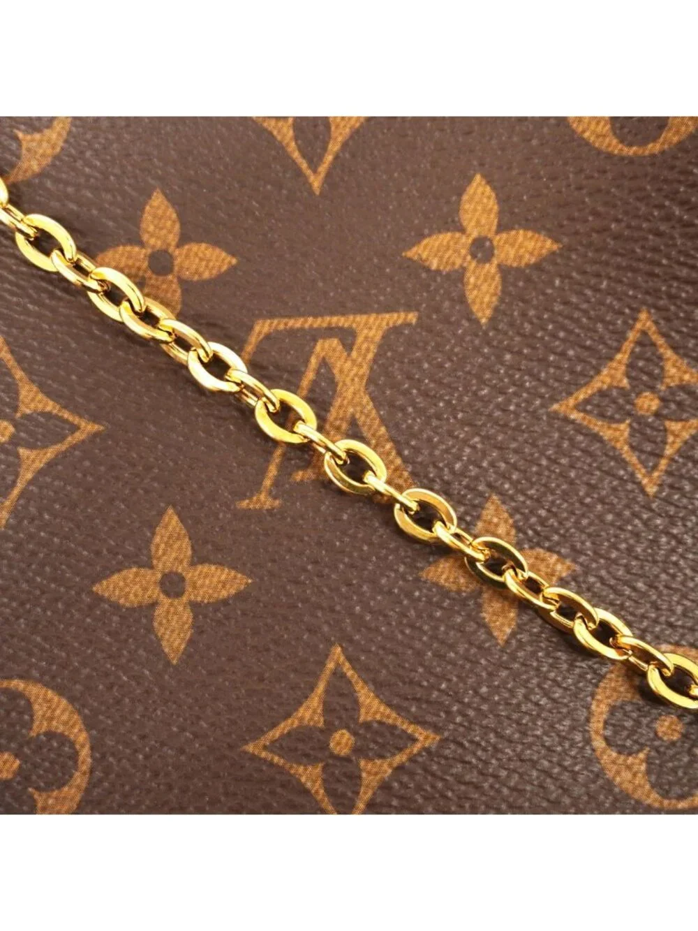 Louis Vuitton Shoulder Bag Monogram Multi Pochette Accessoires Khaki Brown
